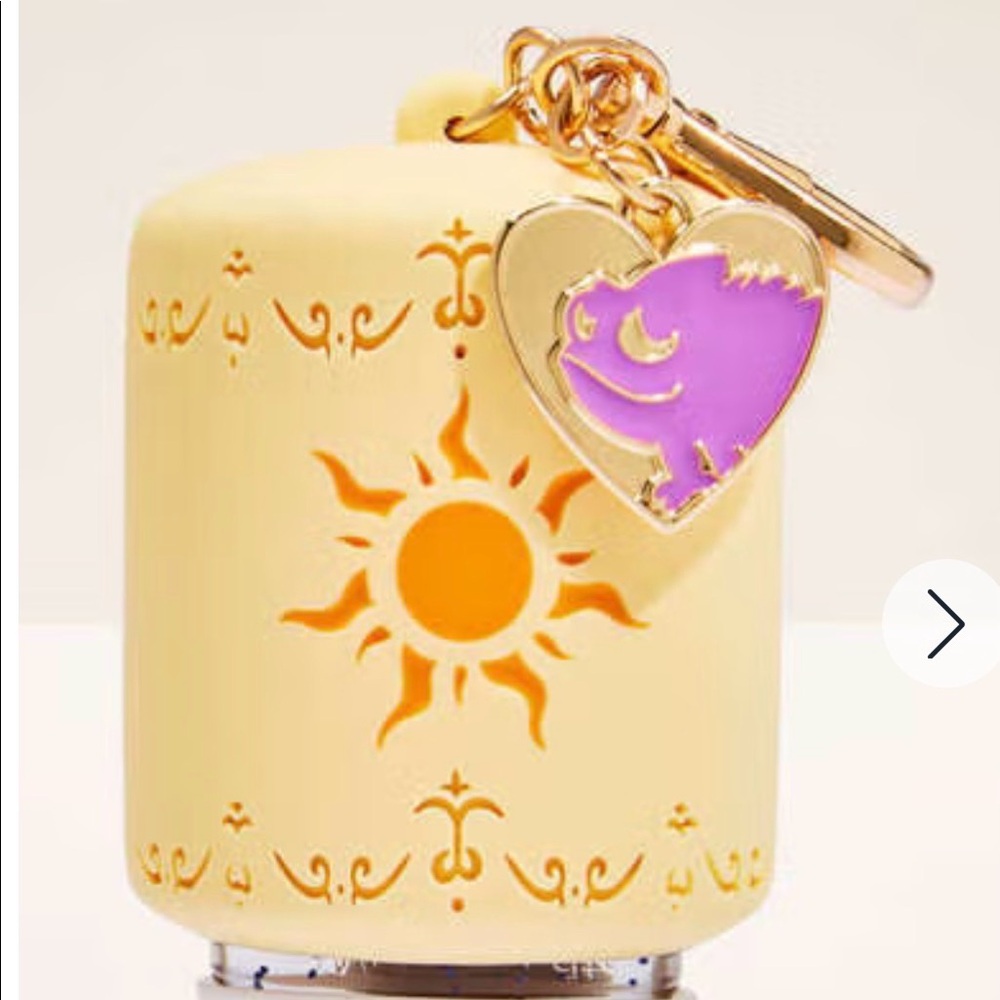 Bath & Body Works Sun Design Holder with Purple Heart Charm